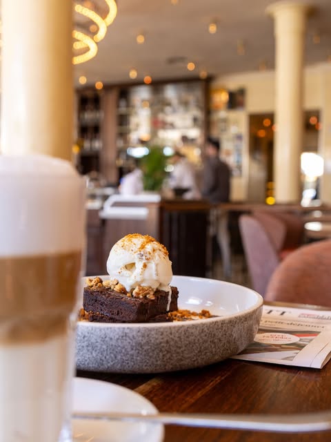 Brownie glacé